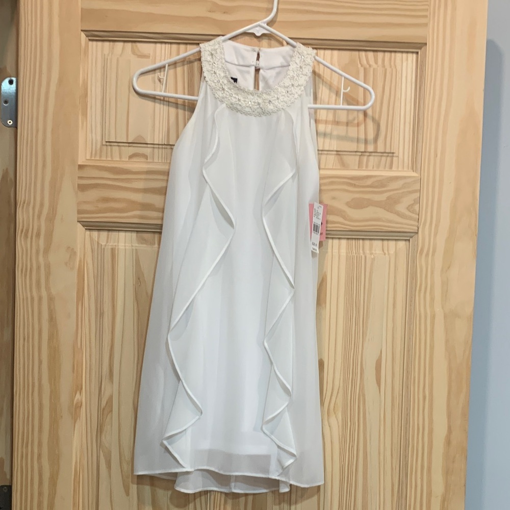 Elegant White Kids Dress